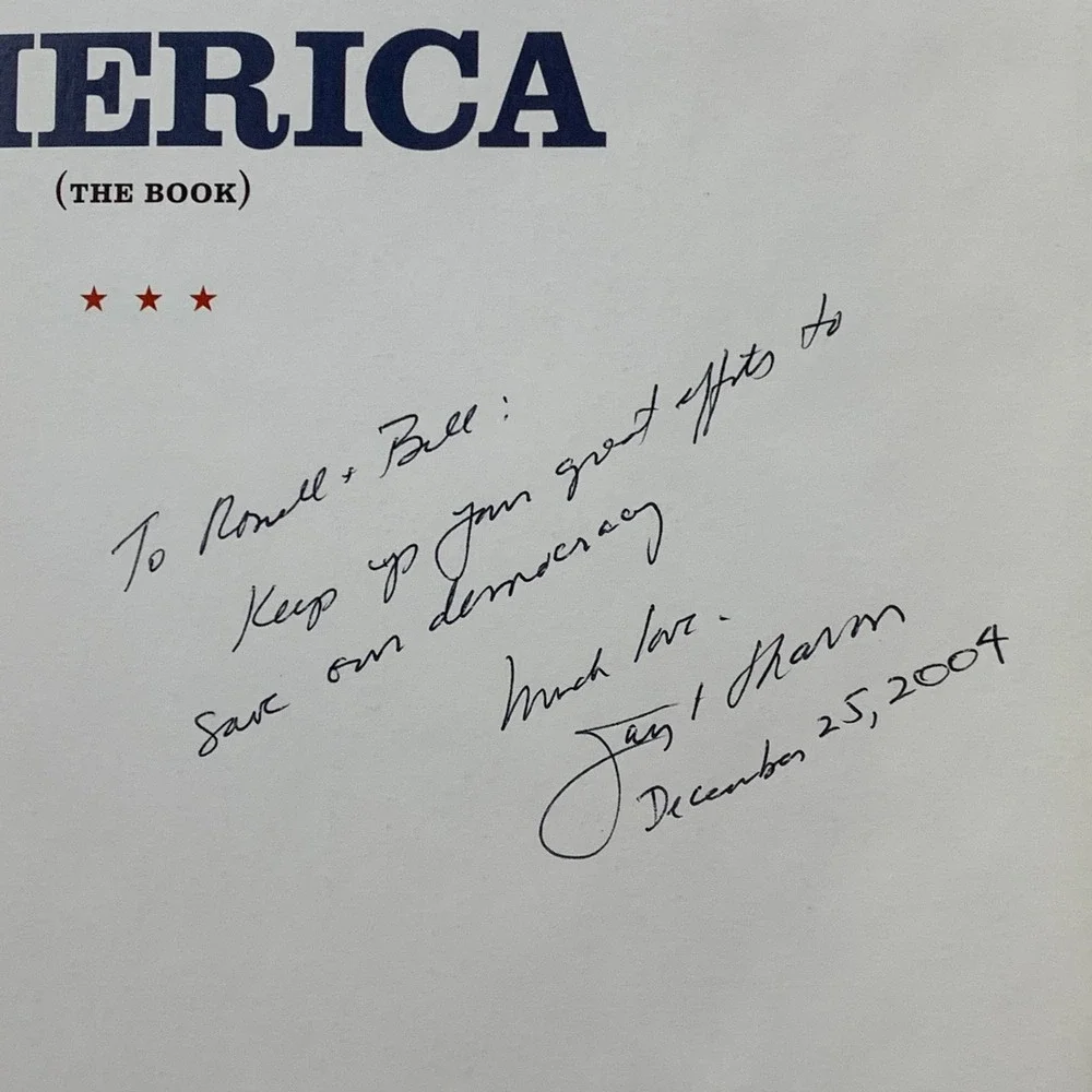 America‎ The Book A Citizens Guide To Democracy Inaction Jon Stewart 2004 HB